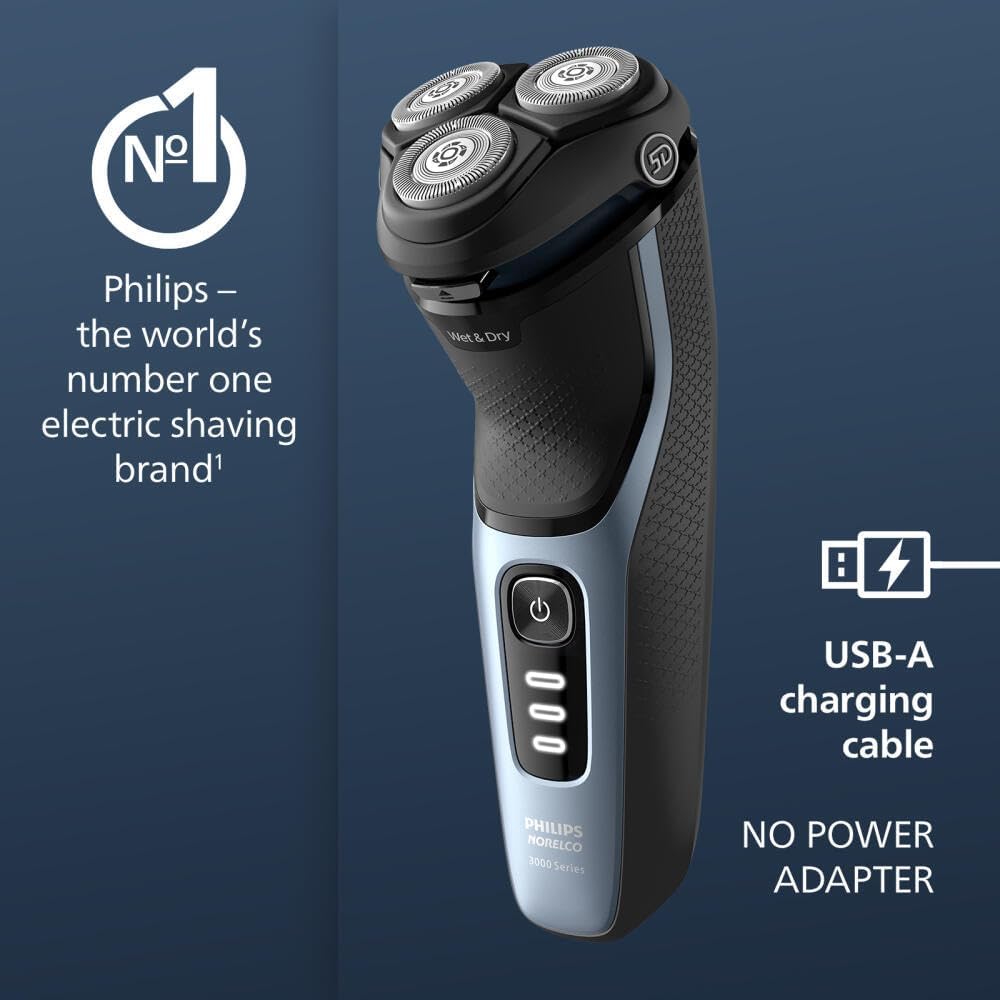 Philips Norelco Shaver 3600 Series, afeitadora eléctrica en seco y...