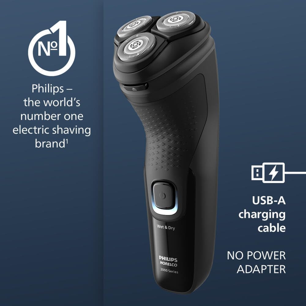 Philips Norelco Shaver 2400 Series, afeitadora eléctrica en seco y...