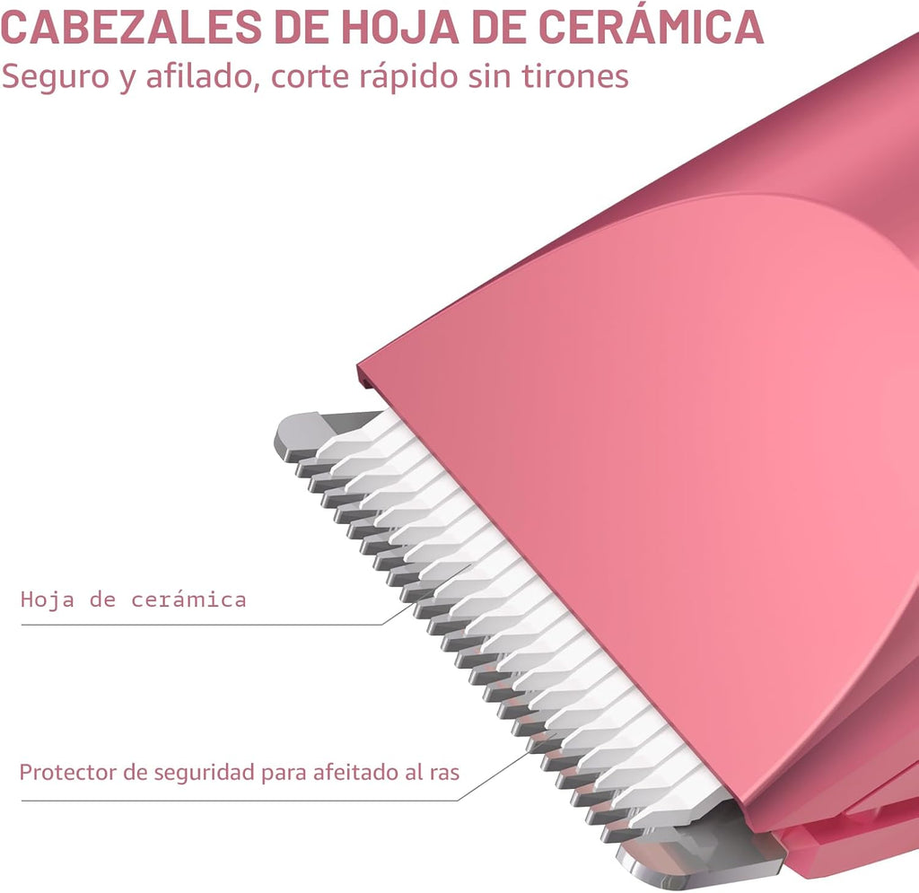OLOV Recortadora eléctrica de pelo corporal, recortadora de ingle p...