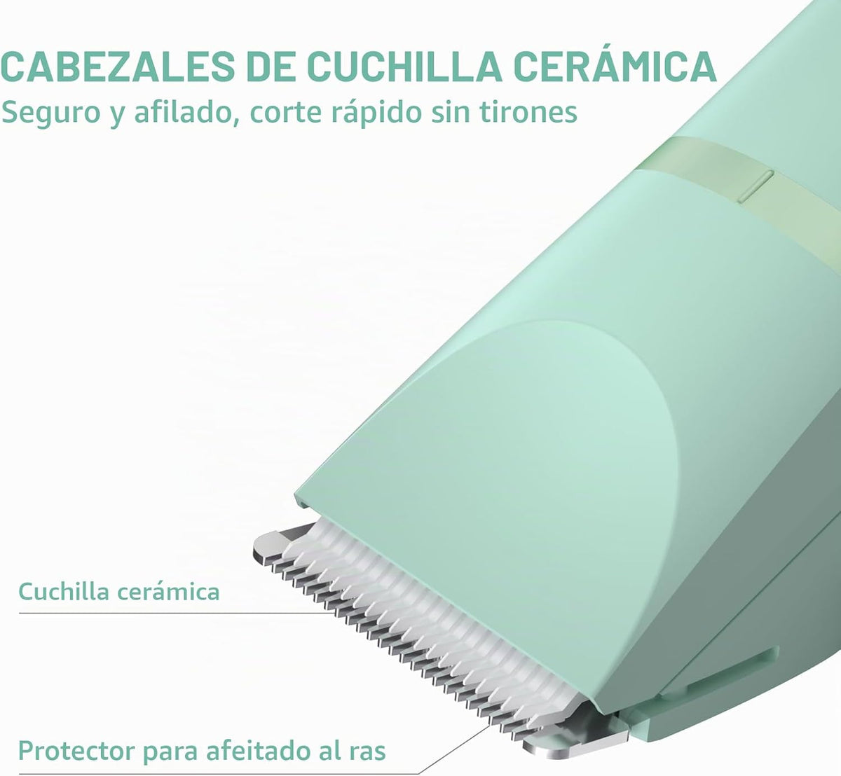 OLOV Recortadora eléctrica de pelo corporal, recortadora de ingle p...