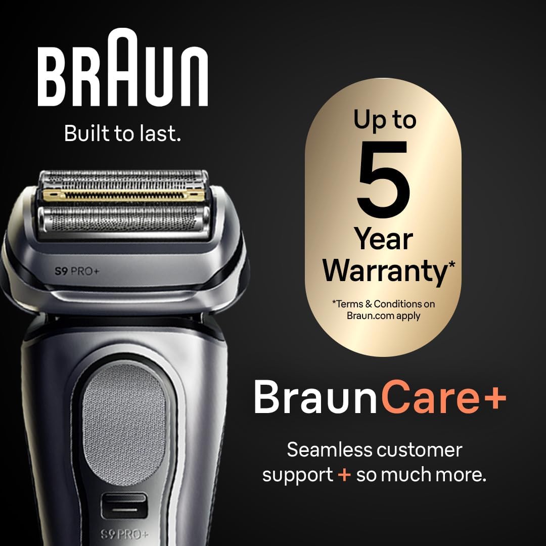 Braun Series 9 PRO+ - Afeitadora eléctrica para hombres, maquinilla...