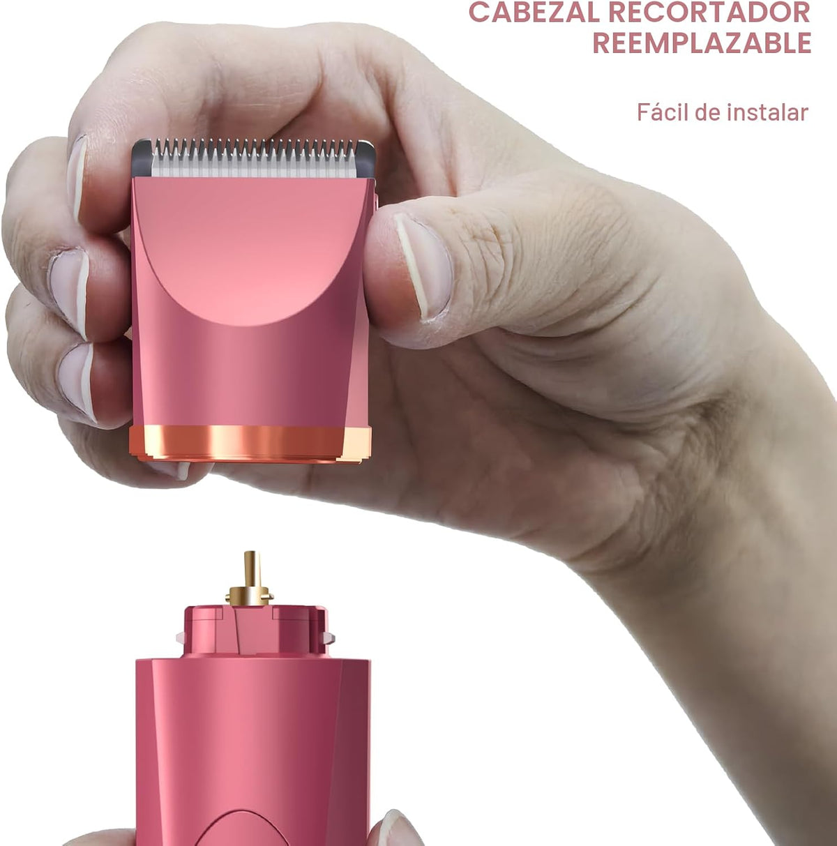 OLOV Recortadora eléctrica de pelo corporal, recortadora de ingle p...