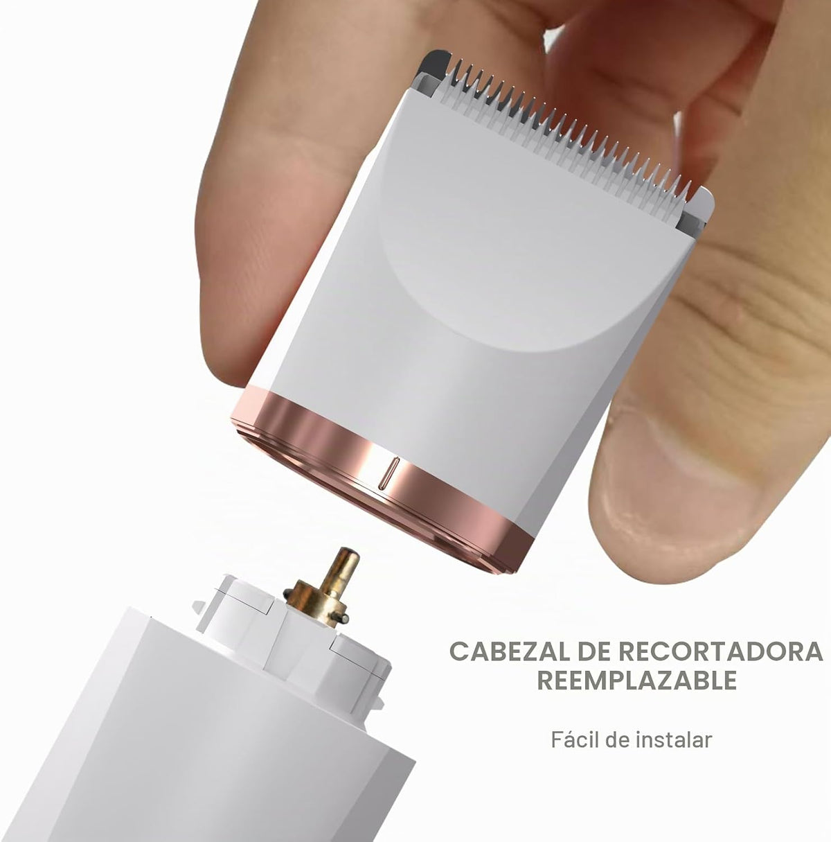 OLOV Recortadora eléctrica de pelo corporal, recortadora de ingle p...