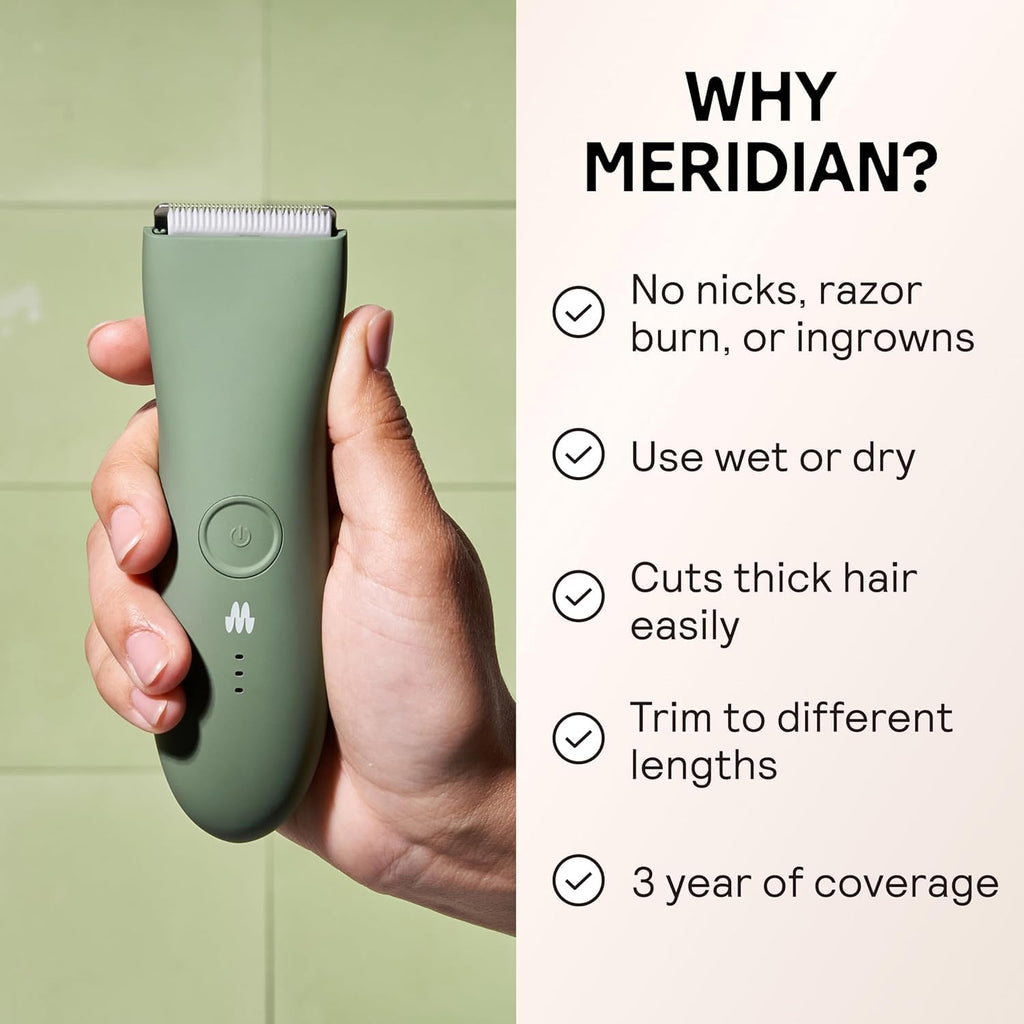 MERIDIAN The Trimmer Original - Recortadora de vello corporal para...