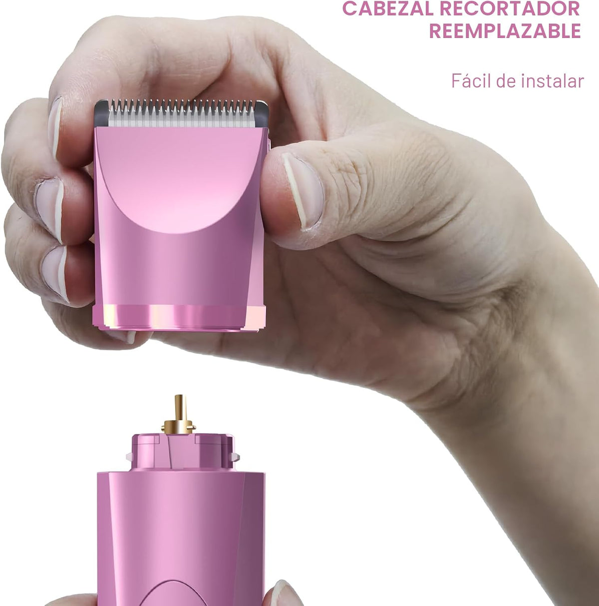 OLOV Recortadora eléctrica de pelo corporal, recortadora de ingle p...