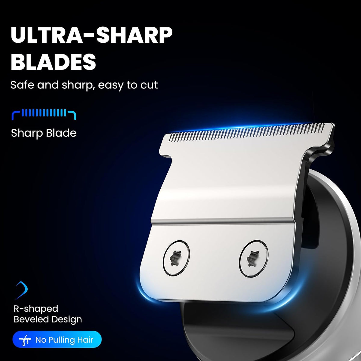 Ufree Recortadora de barba 7 en 1 para hombres, afeitadora eléctric...