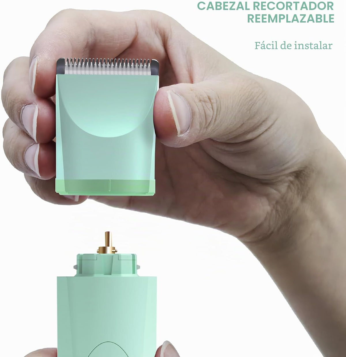 OLOV Recortadora eléctrica de pelo corporal, recortadora de ingle p...