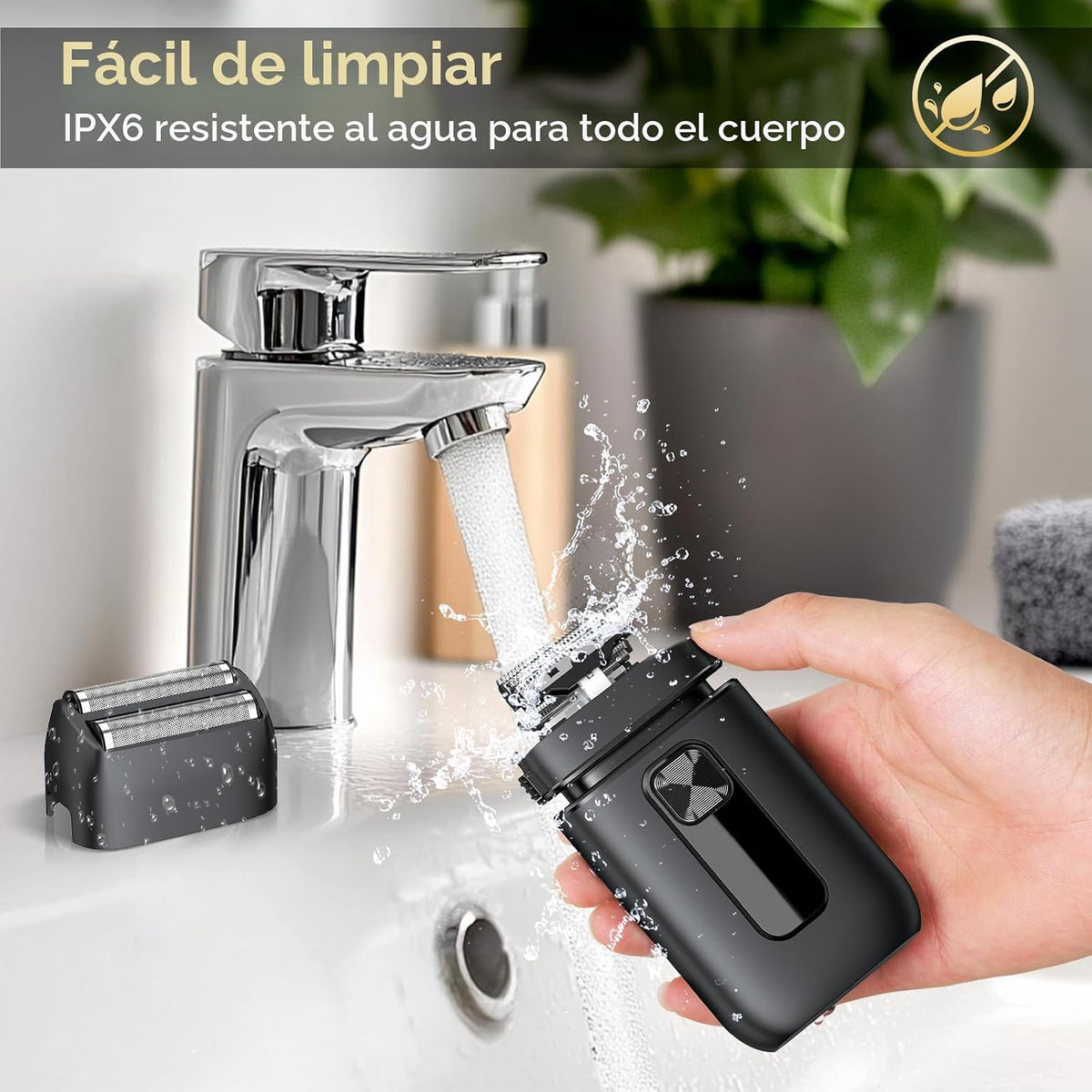 Brightup - Afeitadoras eléctricas de lámina para hombres - Maquinil...