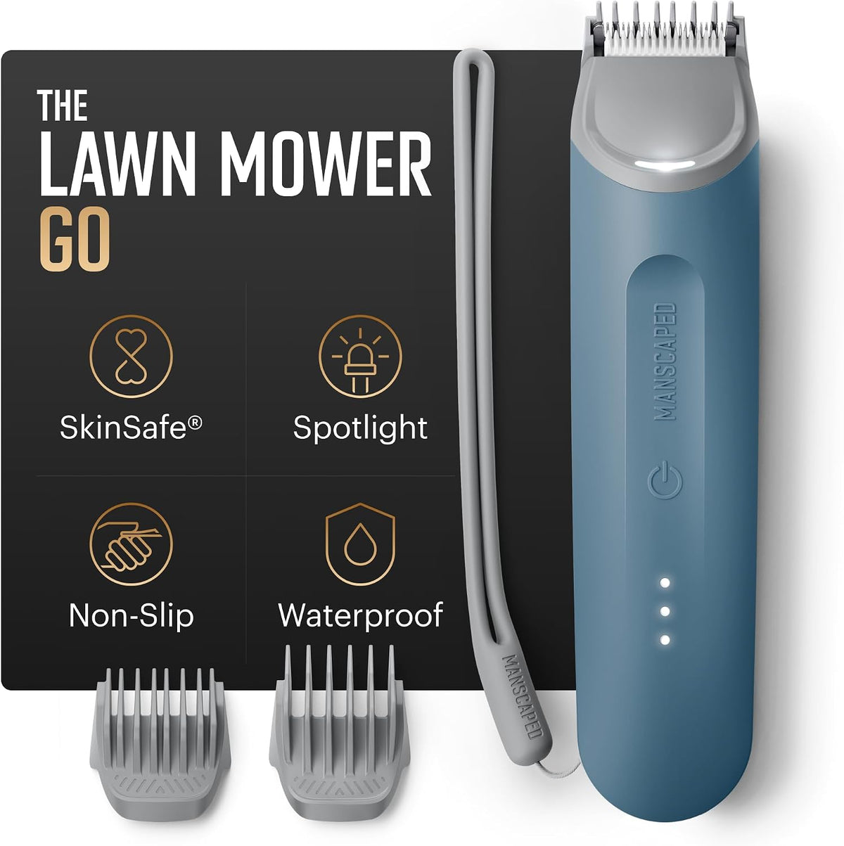 MANSCAPED® The Lawn Mower® Go Recortador de vello corporal y de ing...