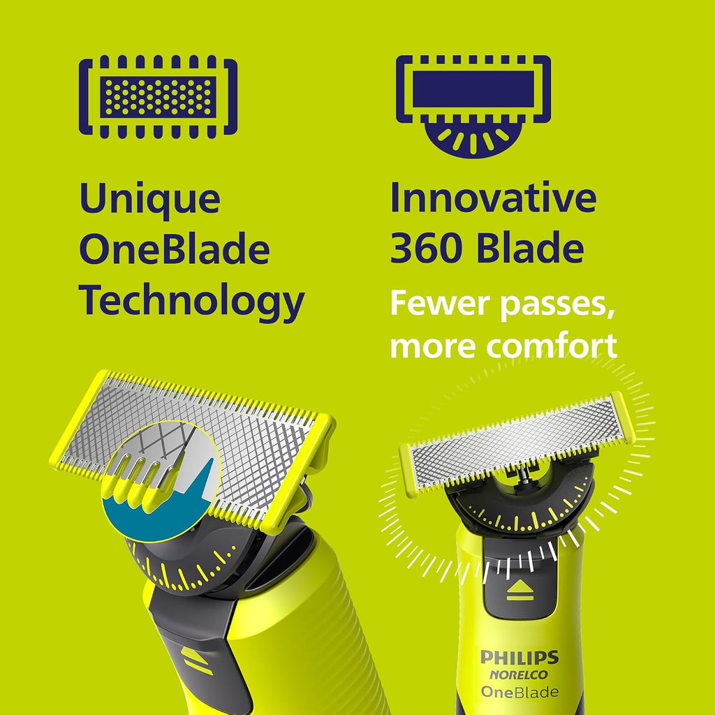 Philips Norelco OneBlade 360 - Recortadora facial y corporal con |...