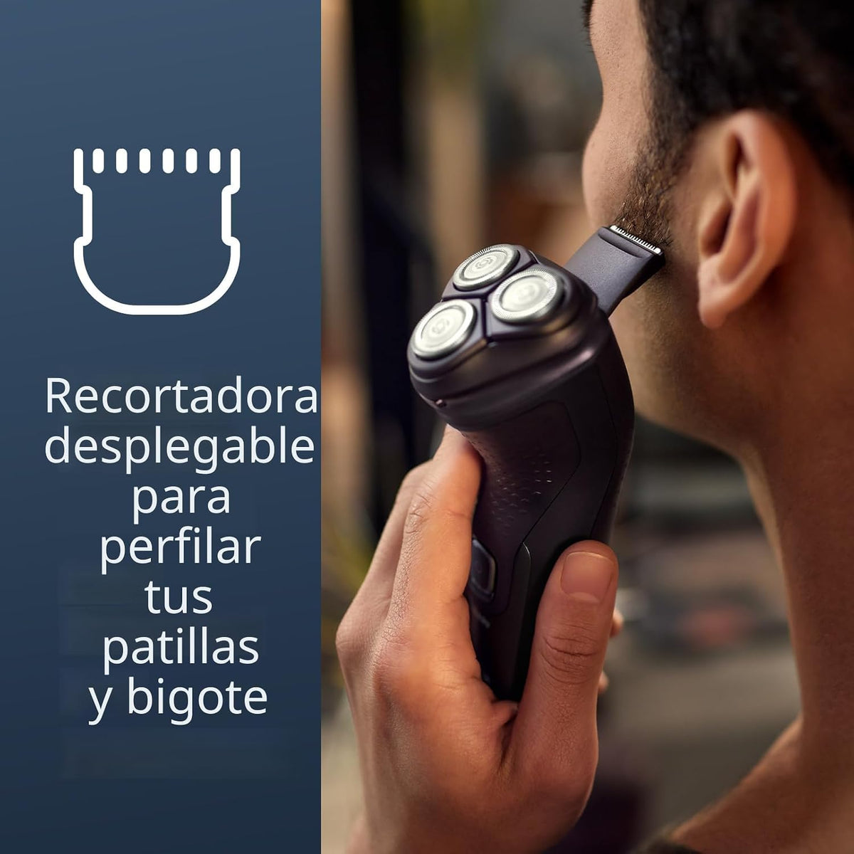 Philips Norelco Shaver 2400 Series, afeitadora eléctrica en seco y...