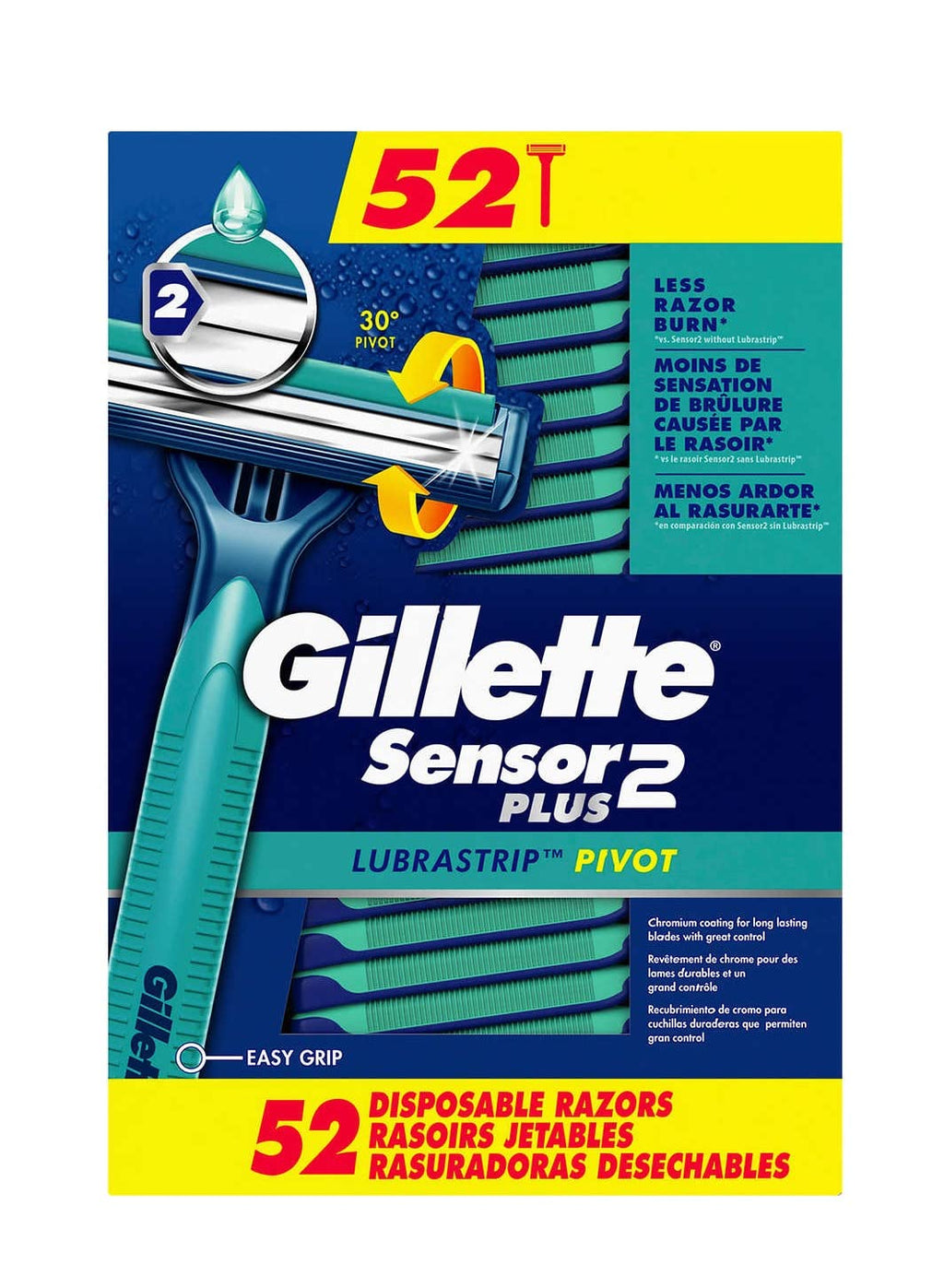 Gillette Sensor2 Plus \u2013 Maquinilla de afeitar desechable (paqu...