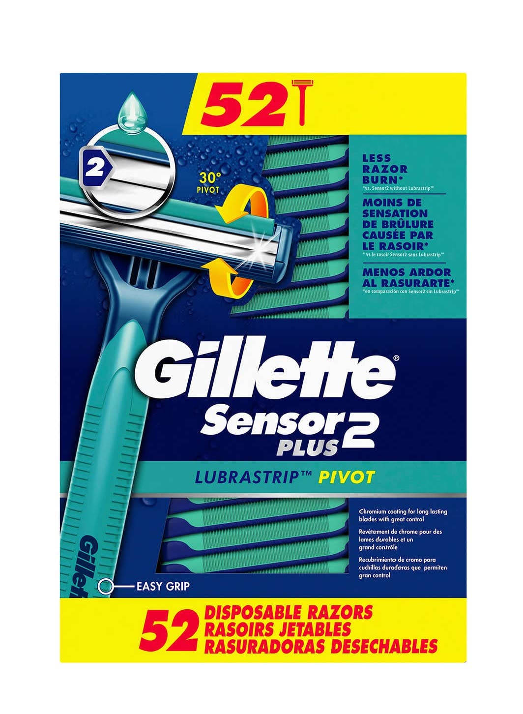 Gillette Sensor2 Plus \u2013 Maquinilla de afeitar desechable (paqu...