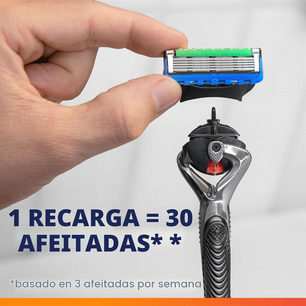 Gillette Fusion ProGlide - Maquinilla de afeitar para hombres, mang...