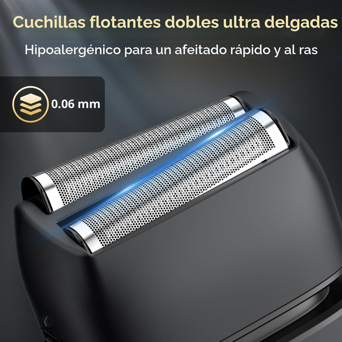 Brightup - Afeitadoras eléctricas de lámina para hombres - Maquinil...