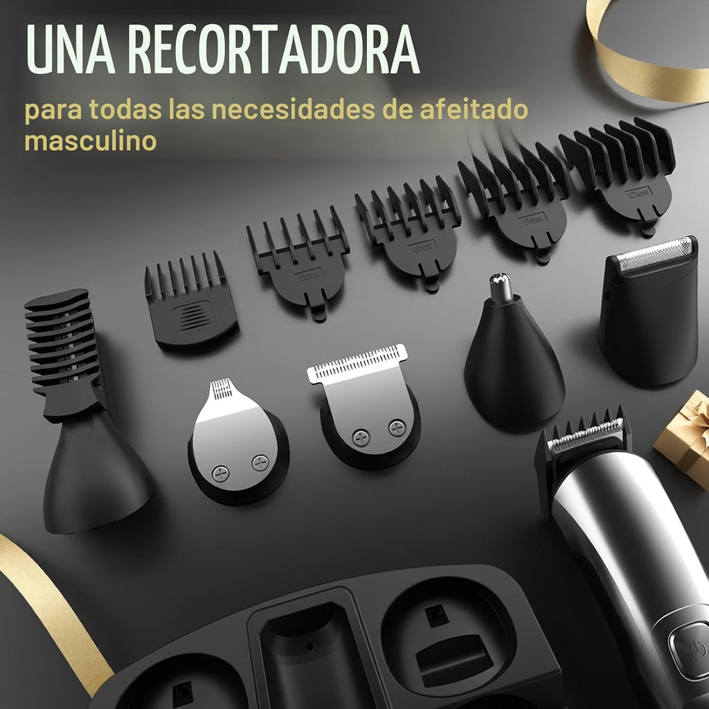 Ufree - Cortadora de barba inalámbrica para hombres, maquina de afe...