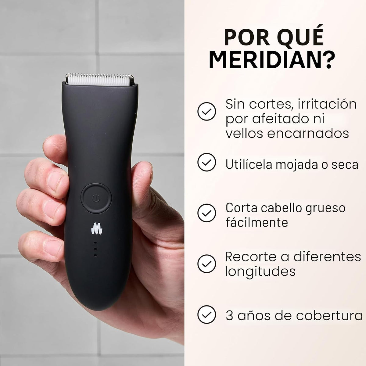 MERIDIAN El recortador original | Recortadora de vello corporal par...