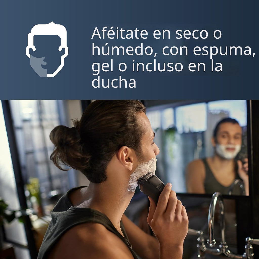 Philips Norelco Shaver 2400 Series, afeitadora eléctrica en seco y...