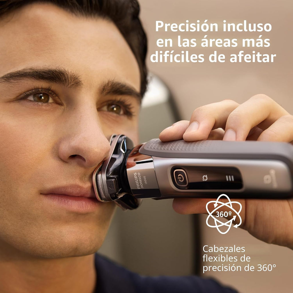 Philips Norelco Shaver i9000, afeitadora eléctrica húmeda y seca, g...