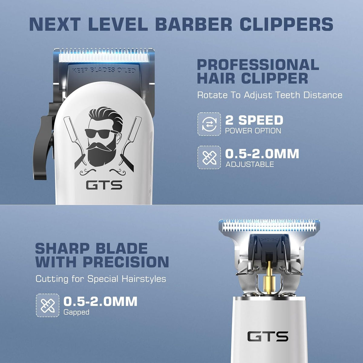 GTSPro Cortapelos para Hombres, Juego de Cortapelos y Recortadoras,...