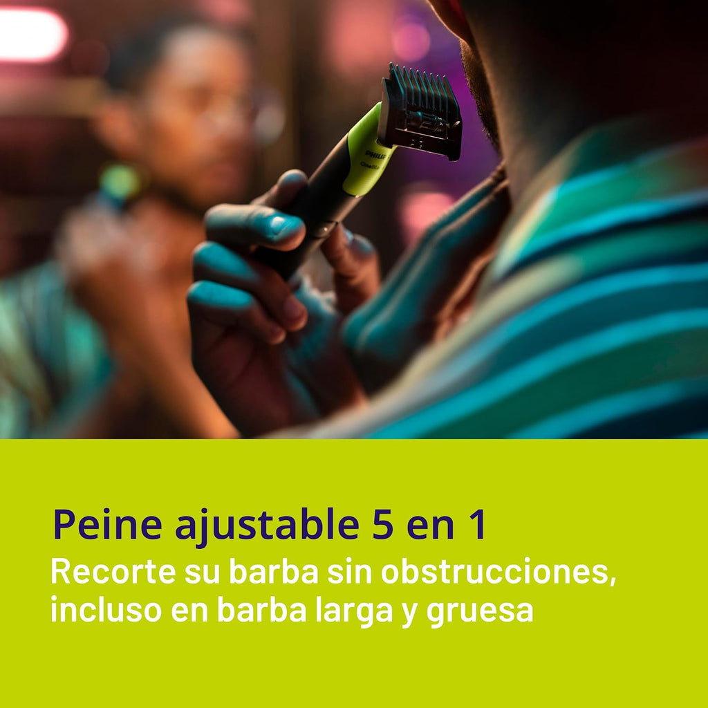 Norelco Philips OneBlade 360 con Conectividad Híbrida para Cara, Re...