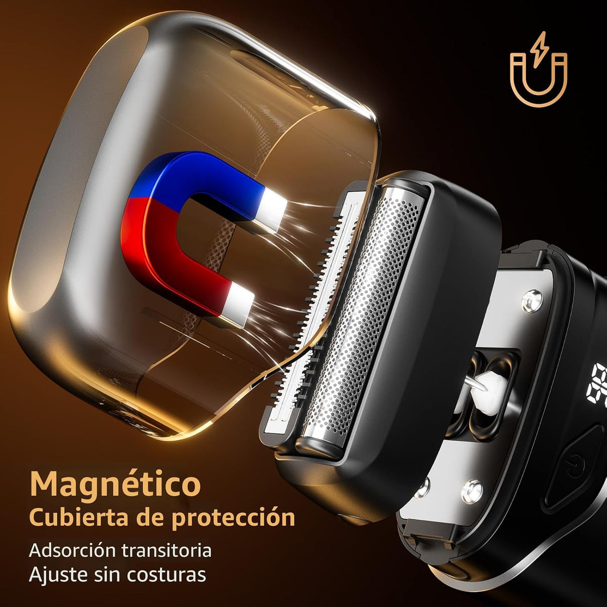 Mbzoey Afeitadoras eléctricas de lámina para hombres: Mini maquinil...