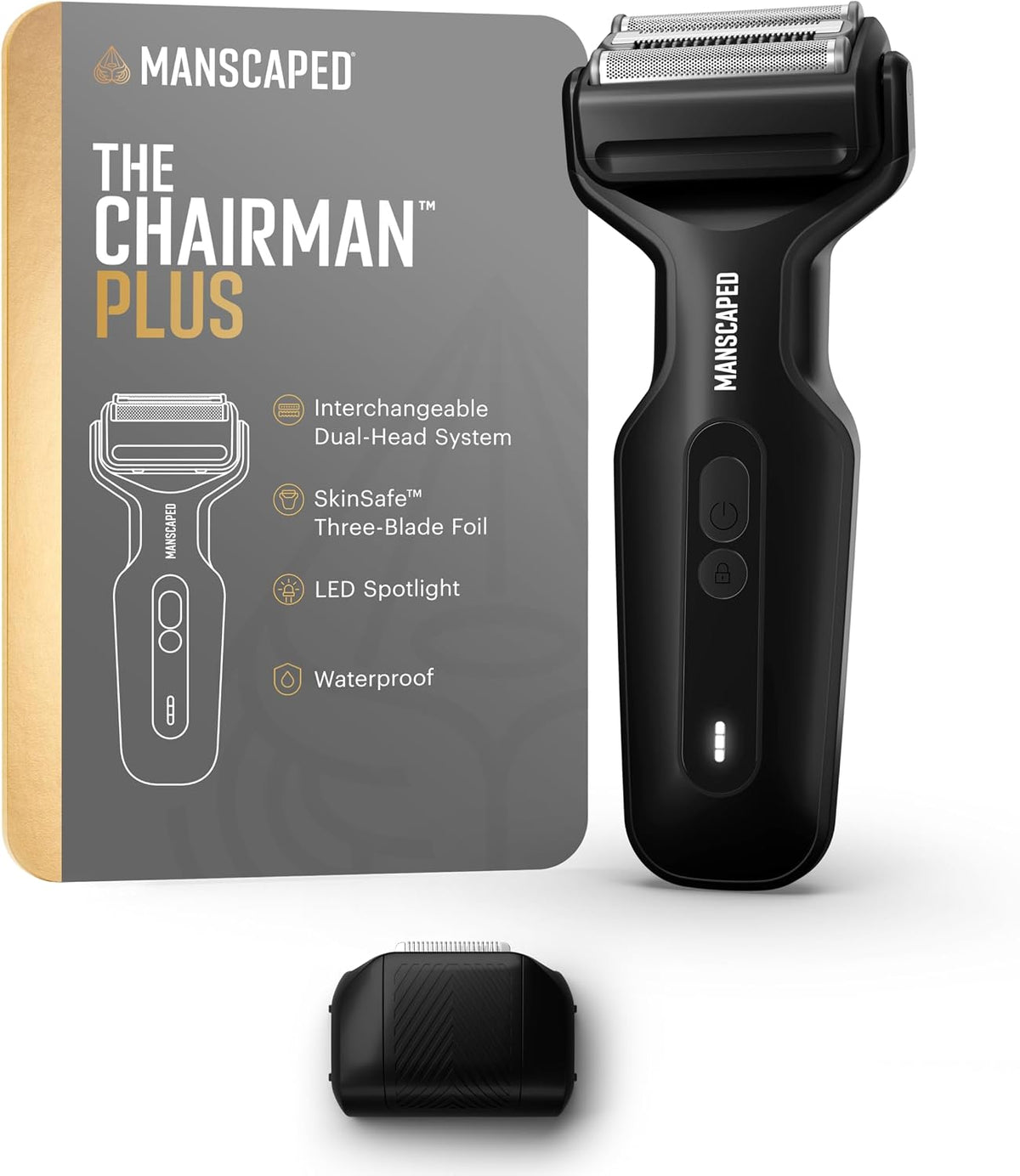 MANSCAPED® The Chairman™ Plus Afeitadora Eléctrica de Lámina Facial...