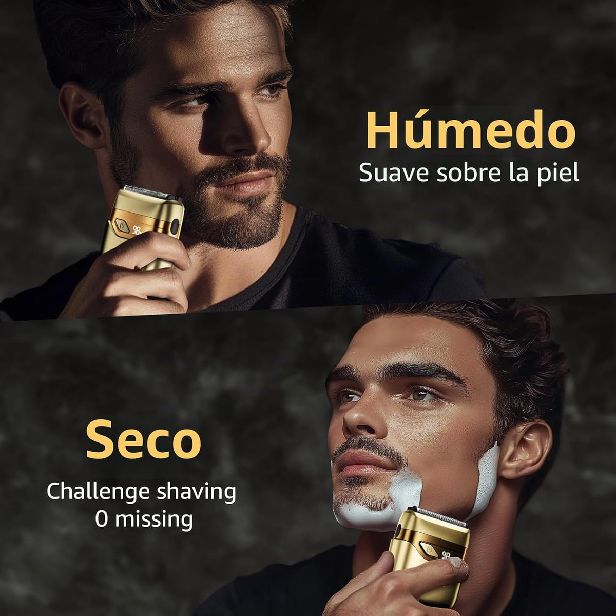 Afeitadoras eléctricas de lámina para hombres, mini afeitadora eléc...