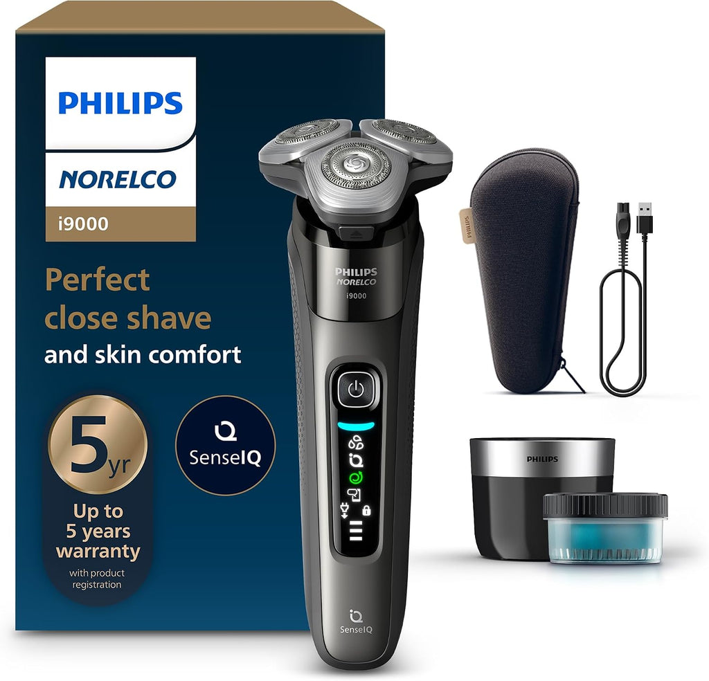 Philips Norelco Shaver i9000, afeitadora eléctrica húmeda y seca, g...