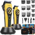 LQT - Kit profesional de cortapelos inalámbrico, recortadora recarg...