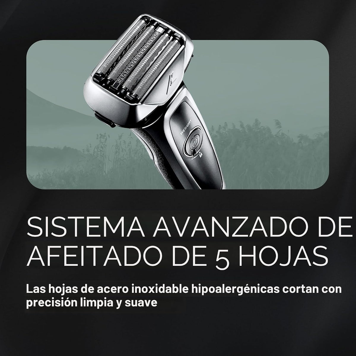 Afeitadora eléctrica Panasonic Arc5 con tecnología de sensor de afe...