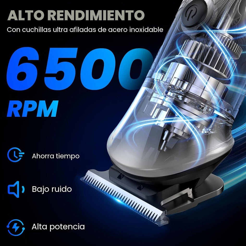 Ufree Recortadora de barba 7 en 1 para hombres, afeitadora eléctric...