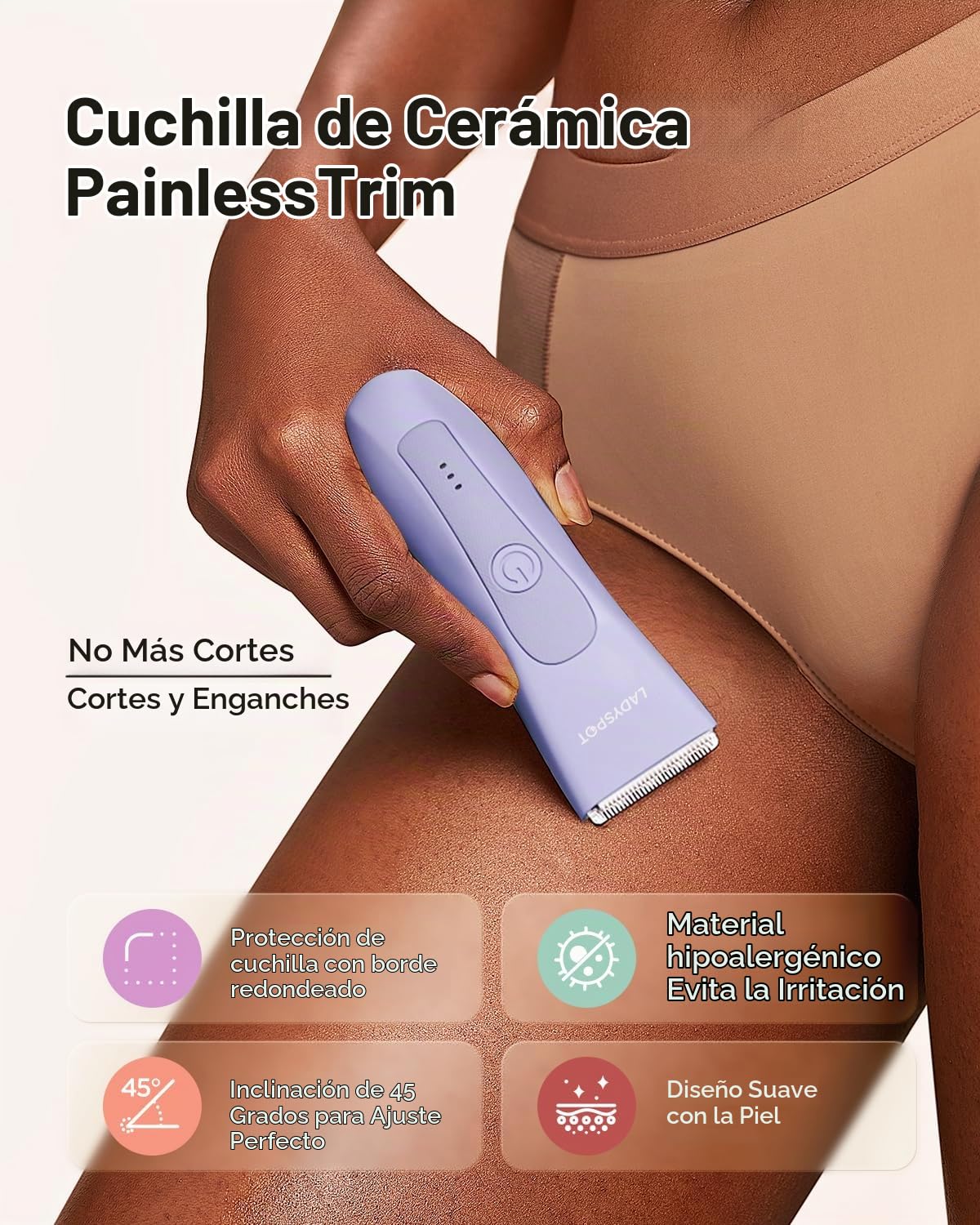 MANSPOT LADYSPOT™ - Cortador de pelo de bikini para mujer, juegos d...