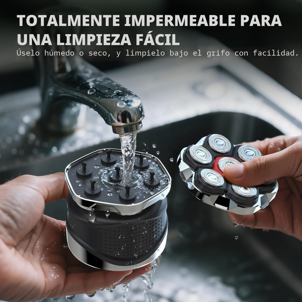 Ordele Afeitadoras eléctricas rotativas para hombre, calva, afeitad...