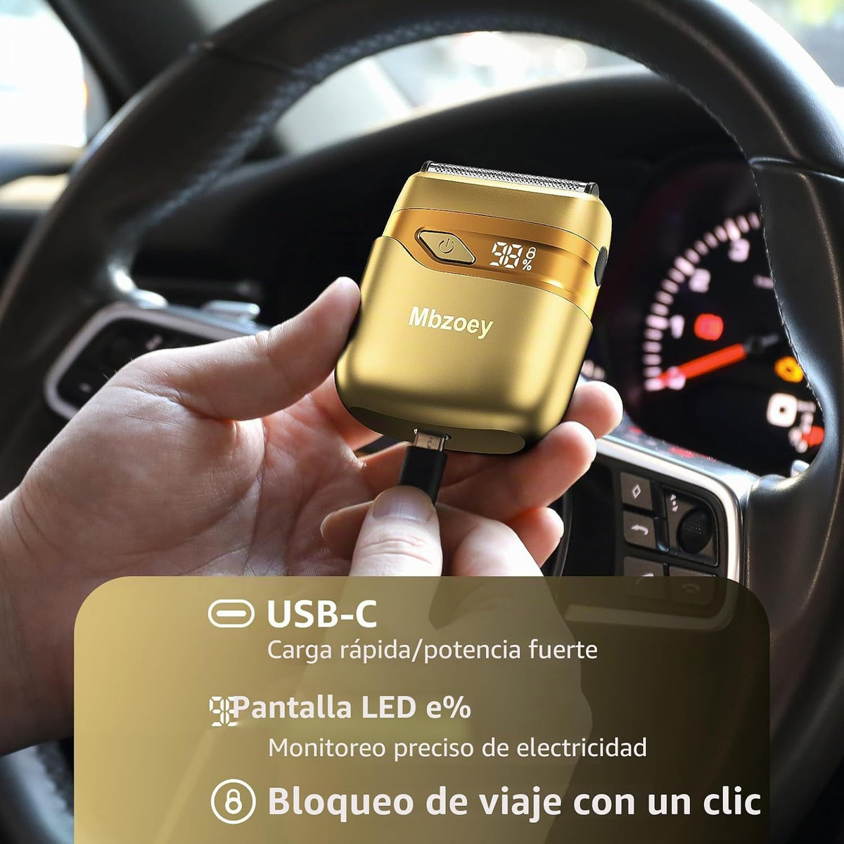 Afeitadoras eléctricas de lámina para hombres, mini afeitadora eléc...