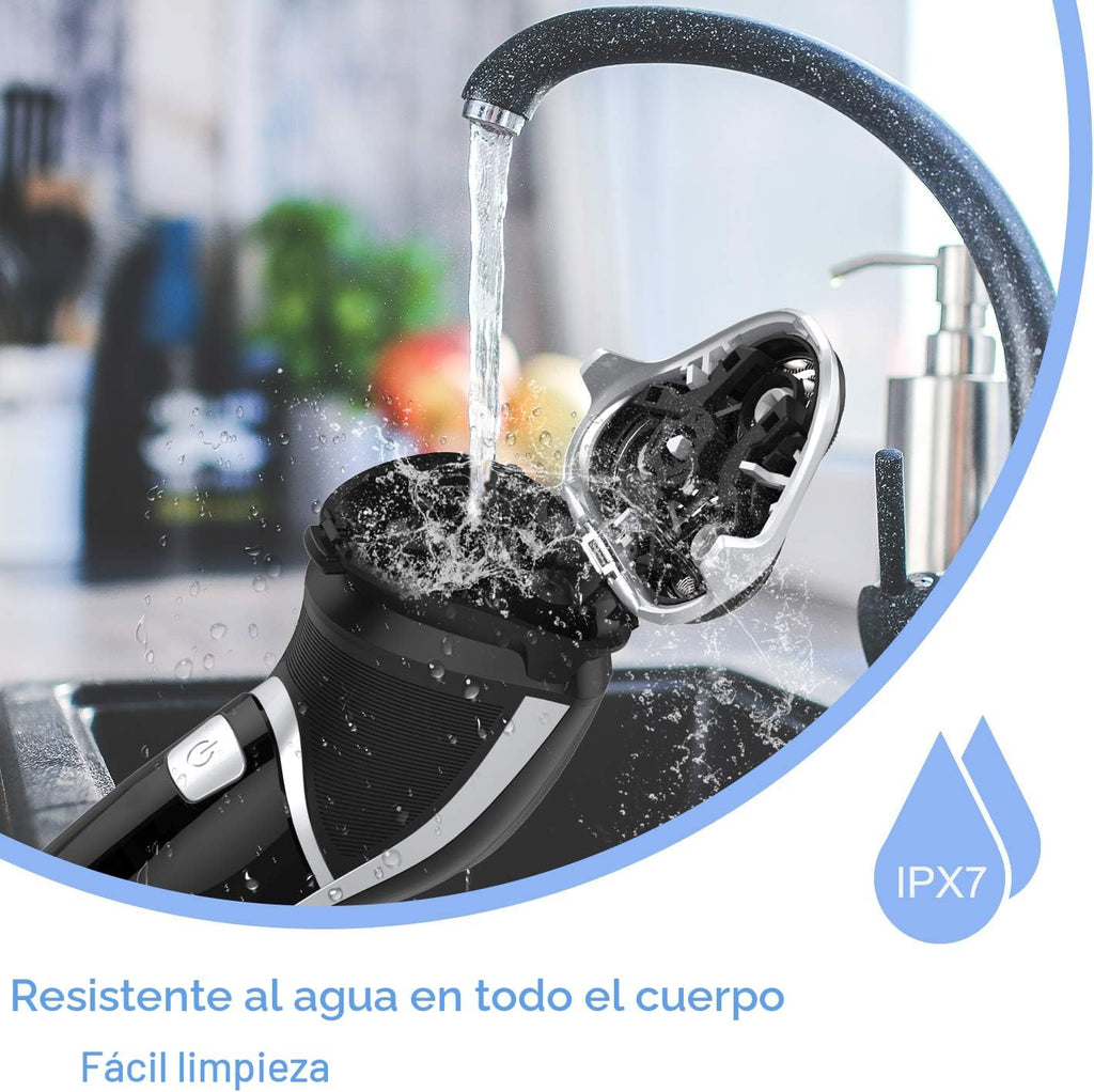 Afeitadora eléctrica para hombres - MAX-T Recargable con cable y si...