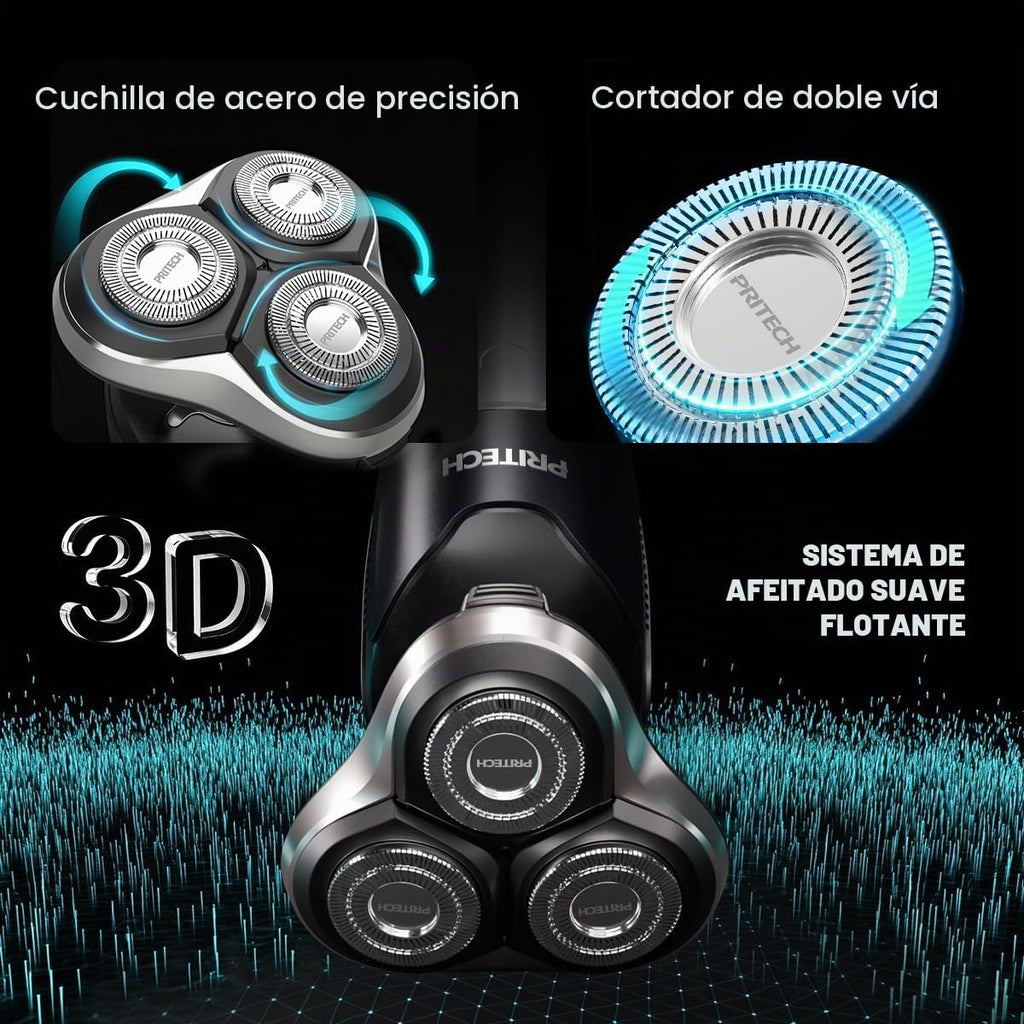 Maquinilla de Afeitar Eléctrica para Hombres - Afeitadora Eléctrica...