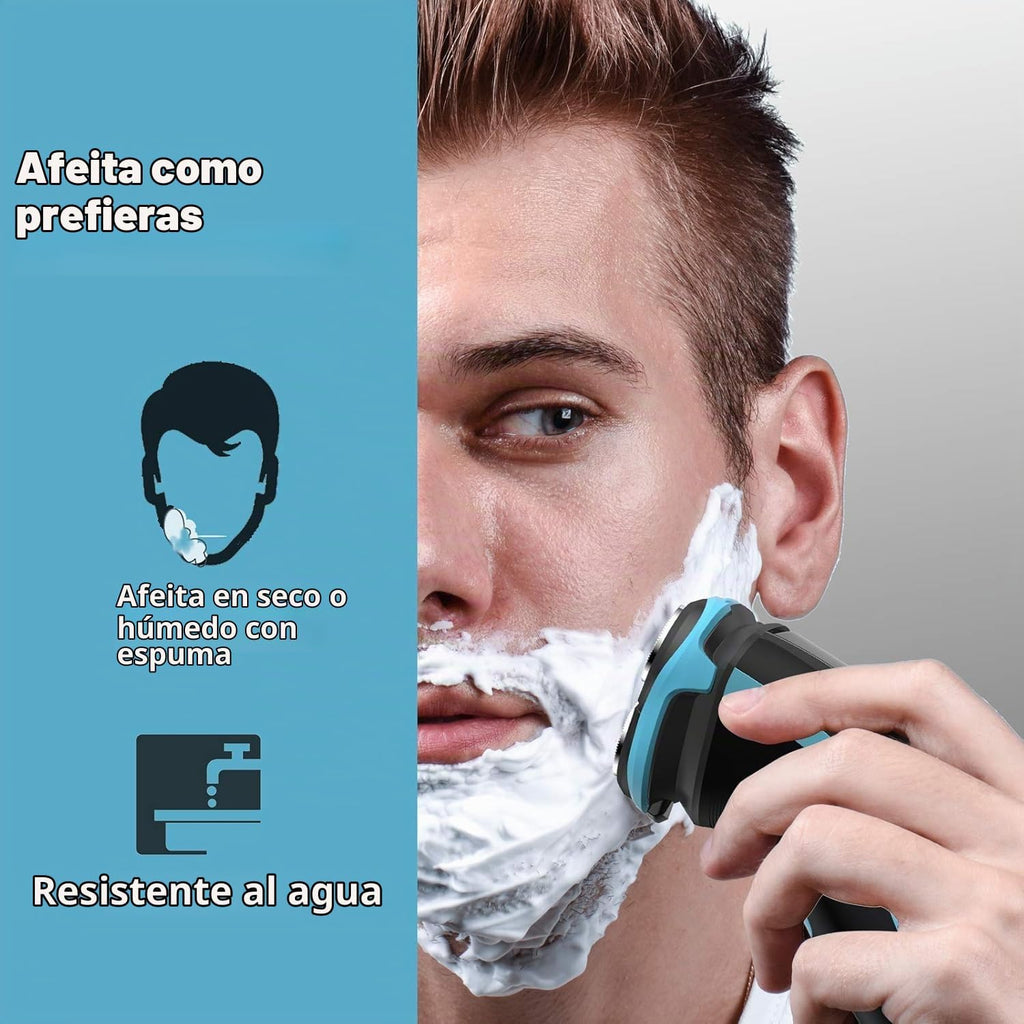 MAX-T Maquinilla de afeitar eléctrica para hombres con recortadora...