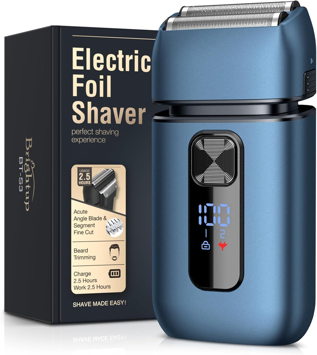 Brightup - Afeitadora eléctrica para hombre, afeitadora eléctrica c...