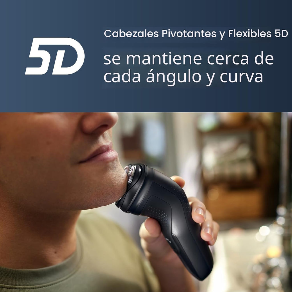 Philips Norelco Shaver 3900 Series, afeitadora eléctrica húmeda y s...