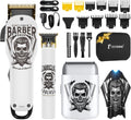 BESTBOMG® Cortapelos para hombres, juego de recortadora, recortador...