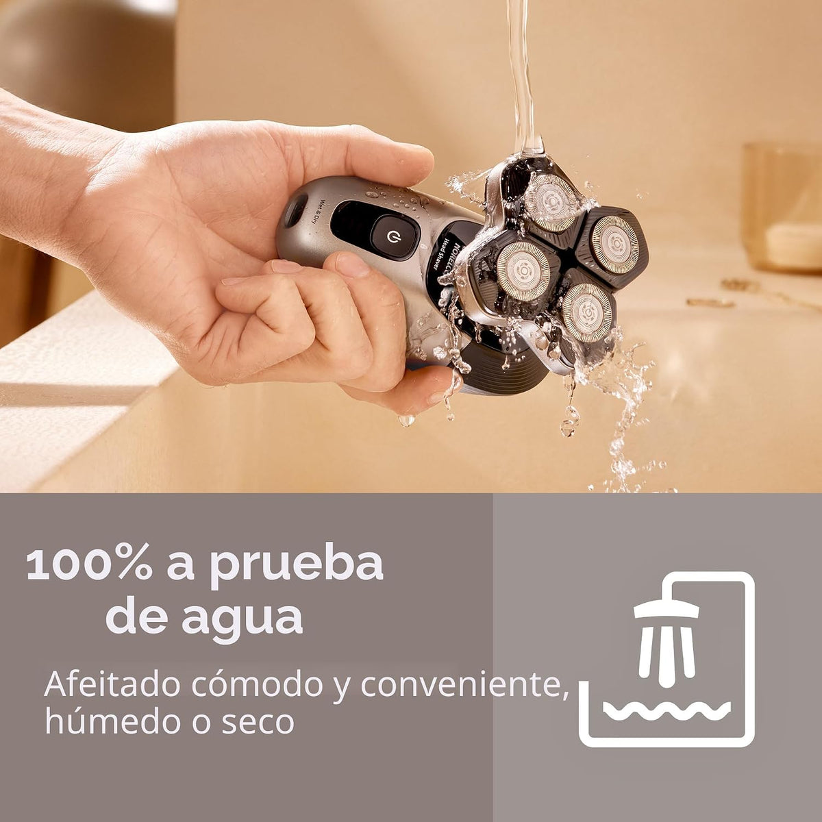 Philips Norelco Head Shaver Pro 7000 Series - Afeitadora de cabeza...