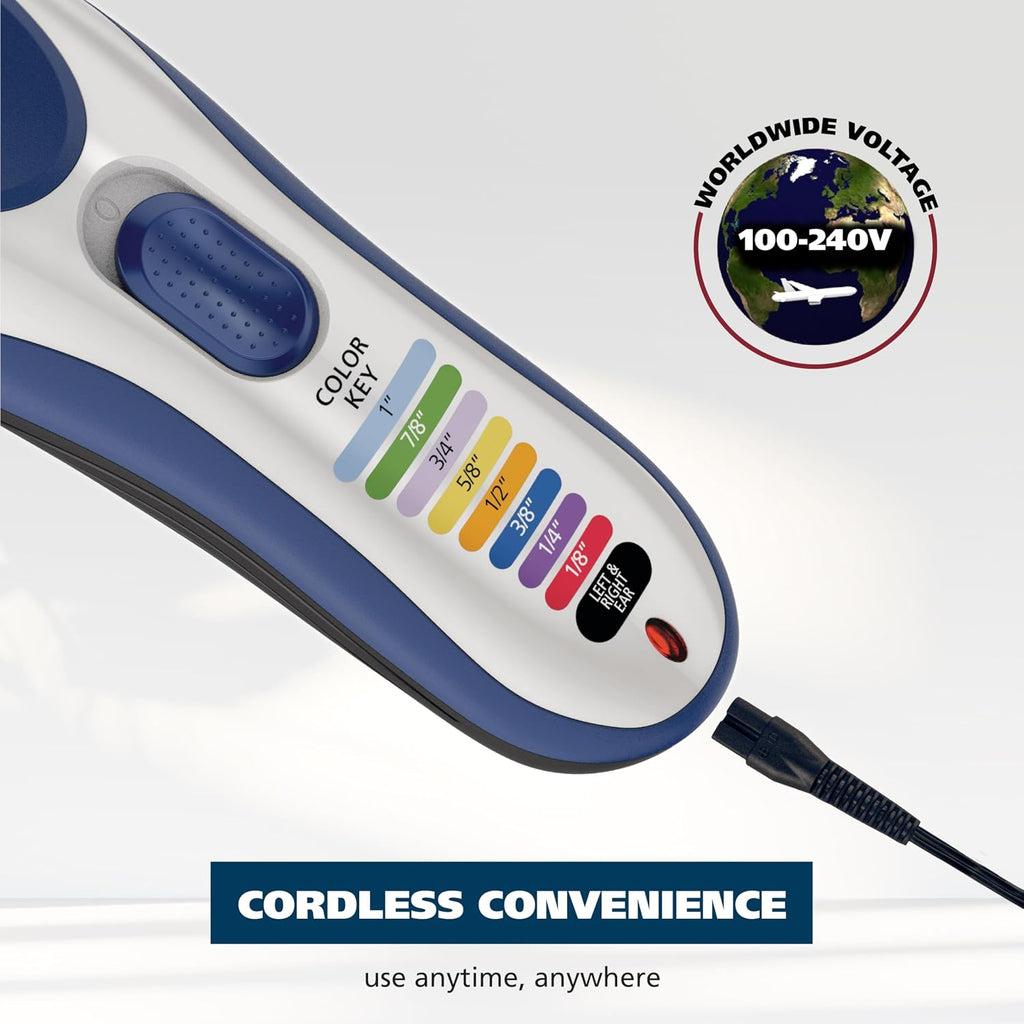 Máquina para cortar pelo de Wahl Color Pro, recargable, inalámbrica...