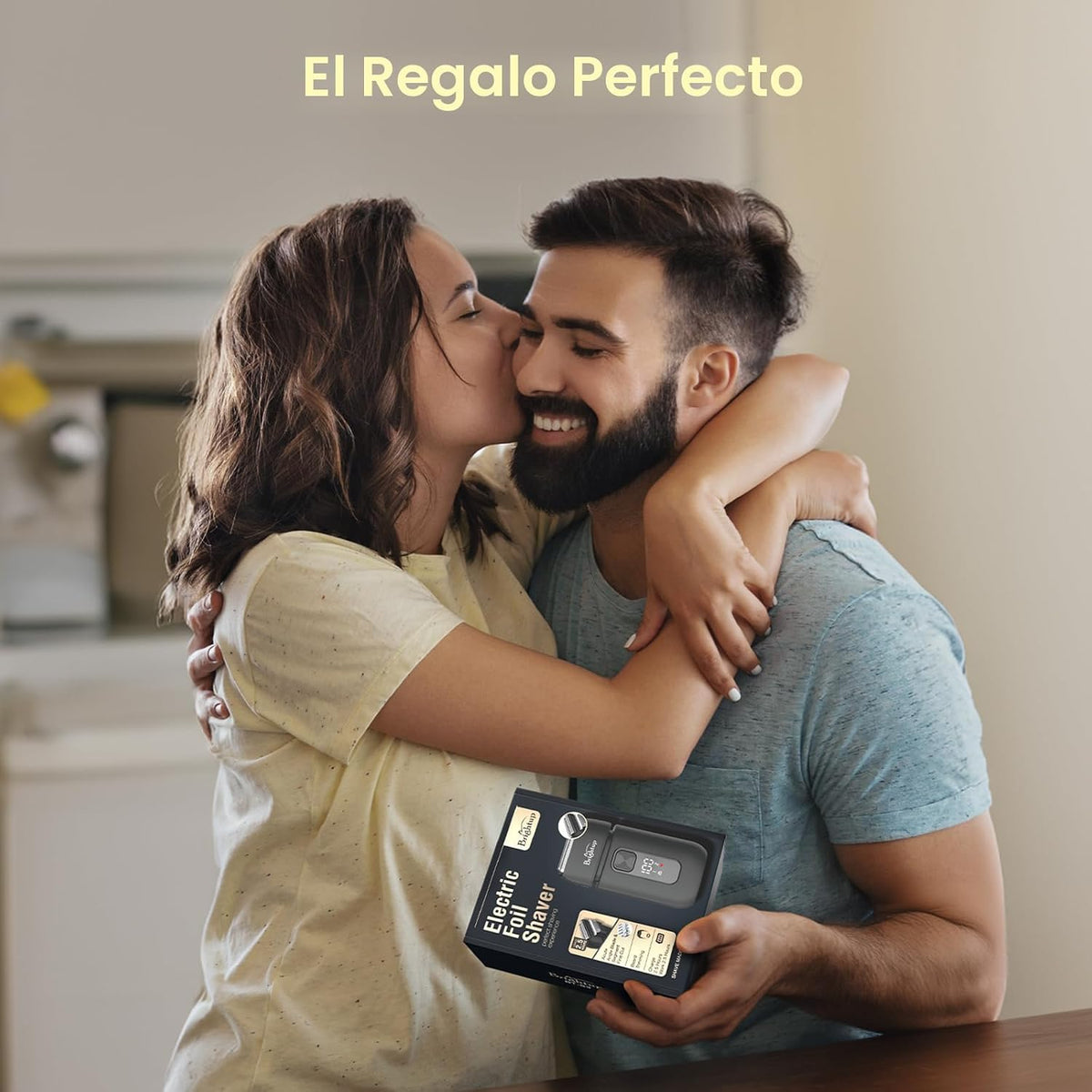 Brightup - Afeitadoras eléctricas de lámina para hombres - Maquinil...