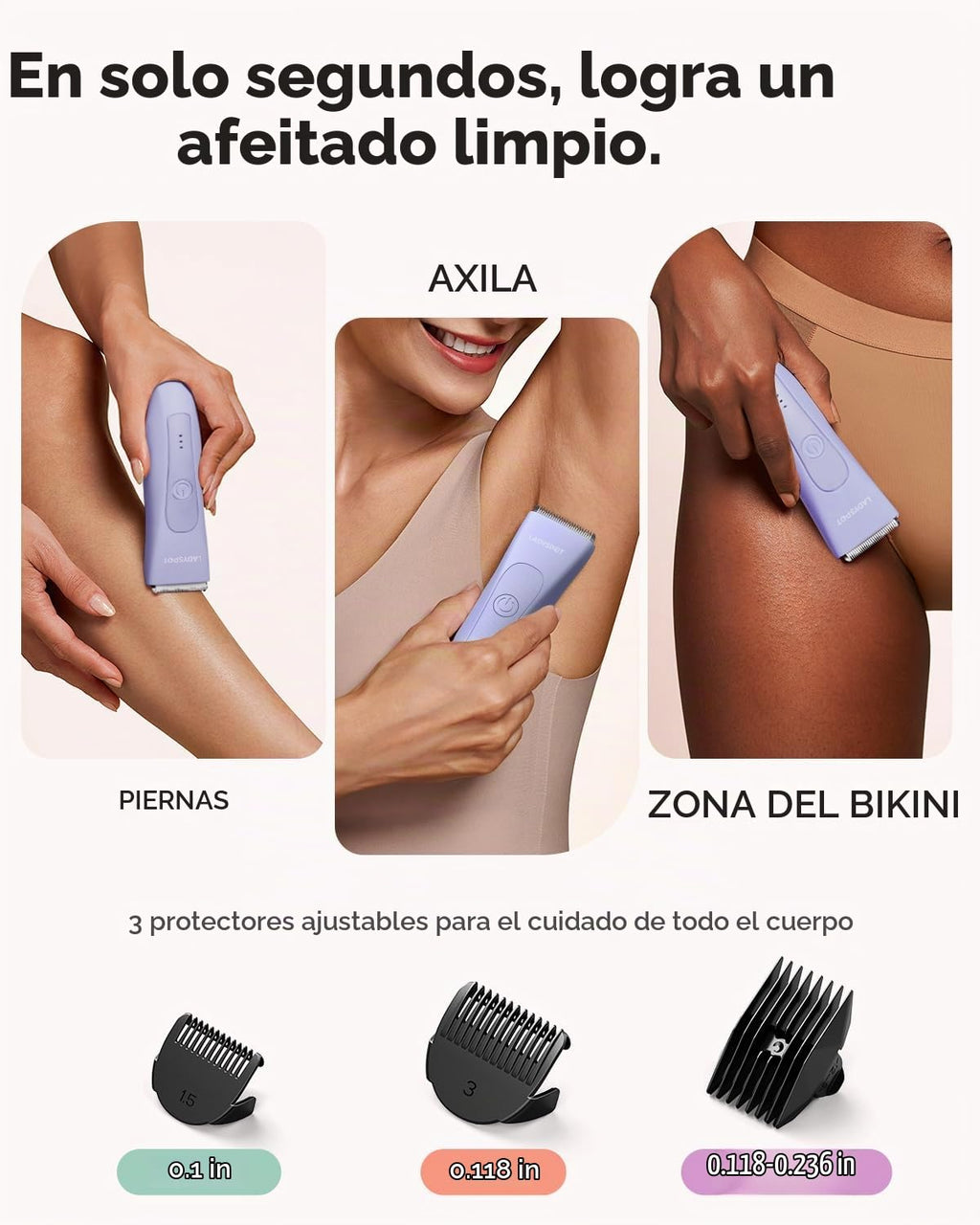 MANSPOT LADYSPOT™ - Cortador de pelo de bikini para mujer, juegos d...