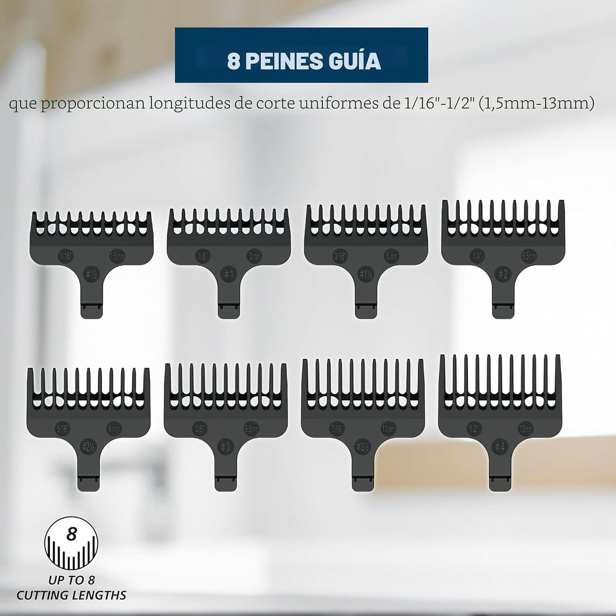 Cortadora de iones de litio de acero inoxidable número 9864 | Afeit...