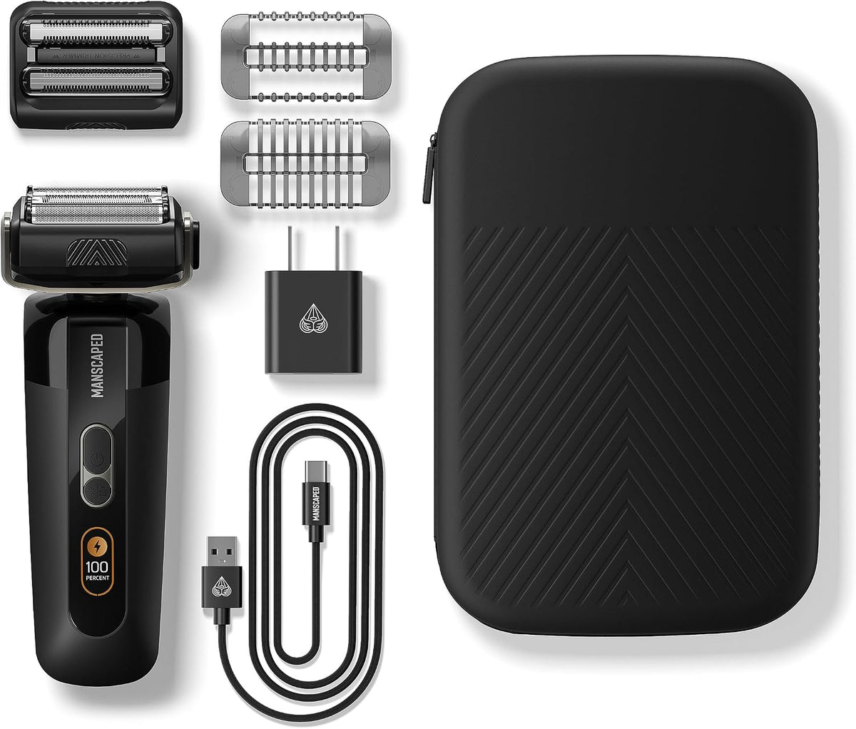 MANSCAPED® The Chairman™ PRO - Afeitadora facial eléctrica para hom...