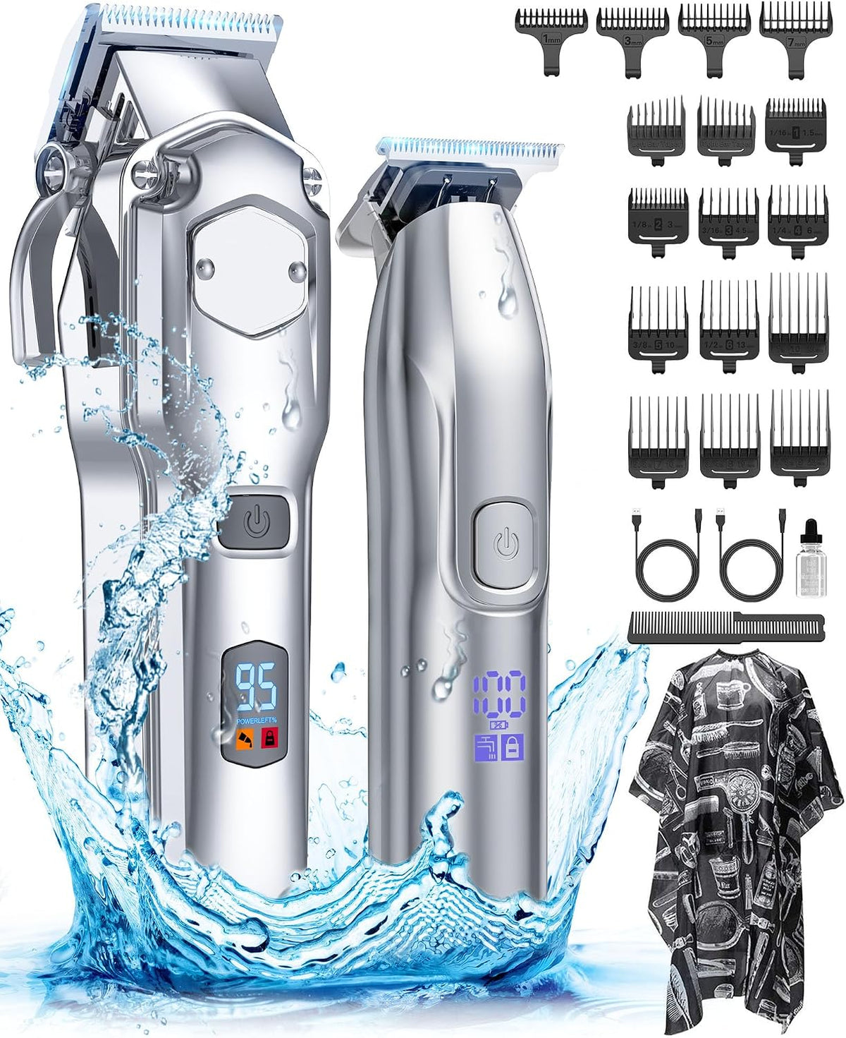 Set de cortapelos y recortadoras Romanda, cortapelos para hombres i...