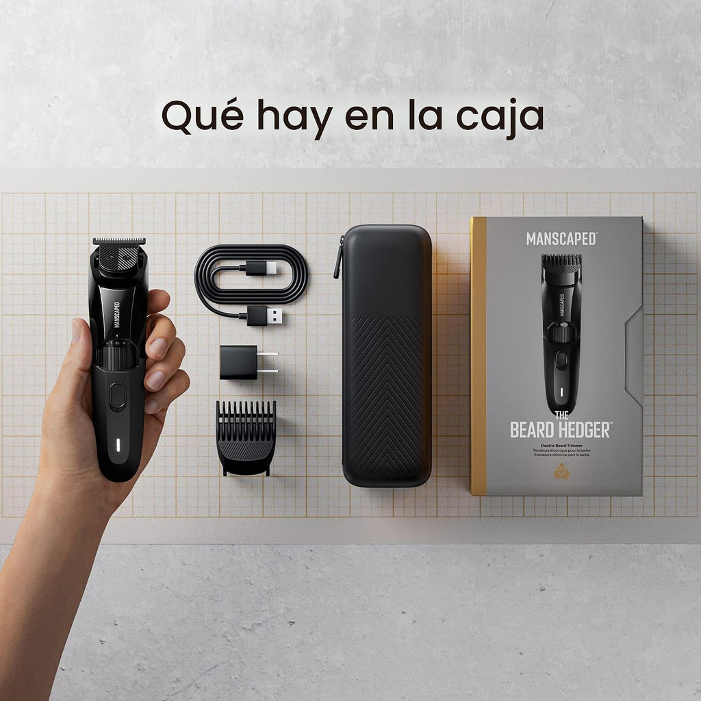 MANSCAPED® The Beard Hedger® - Cortadora de barba prémium para homb...