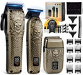 BESTBOMG® BS-808DR - Juego de cortapelos para hombres, recortadora...
